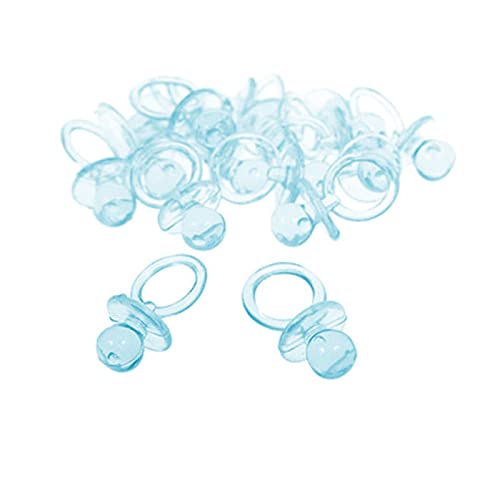 WOOOOZY NEU Schnuller aus Kunststoff transparent - blau, Dekoration / Accessoire für Baby Shower Party, Größe ca. 2,5 cm, 18 Stück WOOOOZY NEU Schnuller aus Kunststoff transparent - blau, Dekoration / Accessoire für Baby Shower Party, Größe ca. 2,5 cm, 18 Stück von PAPSTAR