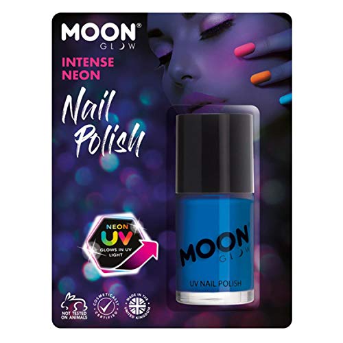 WOOOOZY Neon UV-Nagellack, 14 ml, blau von PAPSTAR