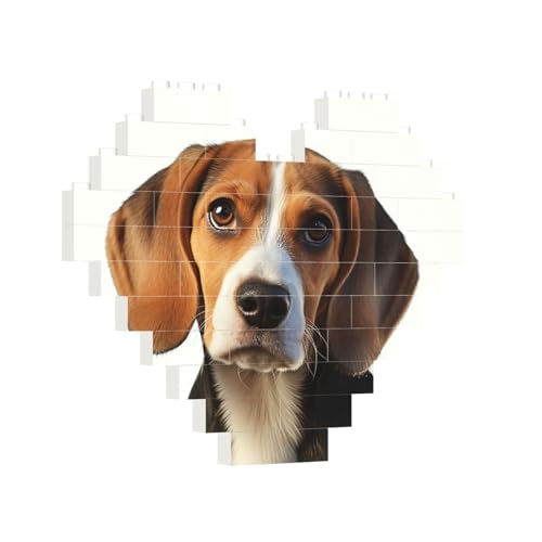 Baustein-Puzzle, Herz, niedlicher Beagle-Hund, Baustein-Puzzle, Puzzles für Erwachsene, personalisiertes Fotoblock-Puzzle, Heimdekoration, 3D-Ziegel-Puzzle für Damen und Herren Baustein-Puzzle, Herz, niedlicher Beagle-Hund, Baustein-Puzzle, Puzzles für Erwachsene, personalisiertes Fotoblock-Puzzle, Heimdekoration, 3D-Ziegel-Puzzle für Damen und Herren von PAQOLSMCKR