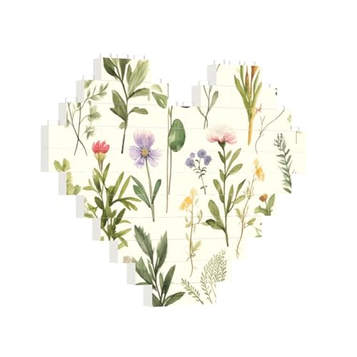 Baustein-Puzzle, Herz-Saison, Aquarell-Baustein-Puzzle, Puzzles für Erwachsene, personalisiertes Fotoblock-Puzzle, Heimdekoration, 3D-Stein-Puzzle für Damen und Herren Baustein-Puzzle, Herz-Saison, Aquarell-Baustein-Puzzle, Puzzles für Erwachsene, personalisiertes Fotoblock-Puzzle, Heimdekoration, 3D-Stein-Puzzle für Damen und Herren von PAQOLSMCKR