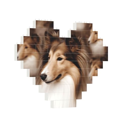 Baustein-Puzzle, Herz-Shelties, Hunde-Baustein-Puzzle, Puzzles für Erwachsene, personalisiertes Fotoblock-Puzzle, Heimdekoration, 3D-Baustein-Puzzle für Damen und Herren Baustein-Puzzle, Herz-Shelties, Hunde-Baustein-Puzzle, Puzzles für Erwachsene, personalisiertes Fotoblock-Puzzle, Heimdekoration, 3D-Baustein-Puzzle für Damen und Herren von PAQOLSMCKR