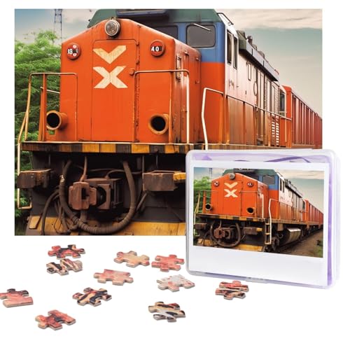 Puzzles, 500 Teile, personalisierbar, Zug-Puzzle, herausforderndes Bild mit Aufbewahrungstasche, Fotopuzzle für Erwachsene, Hochzeit (75 x 50 cm) von PAQOLSMCKR