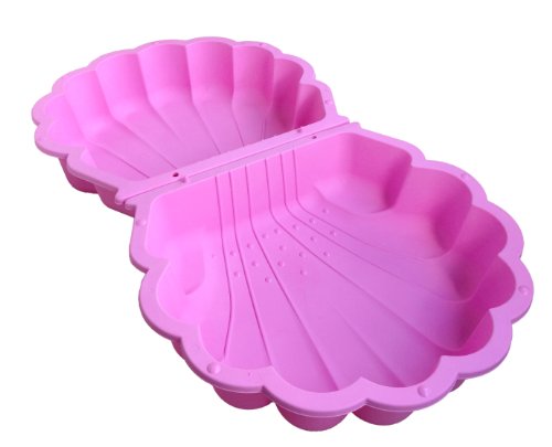 Paradiso Toys 760 Sandmuschel / Wassermuschel pink 2-tlg., ca. 87 x 78 x 19,5 cm von PARADISO NV/SA