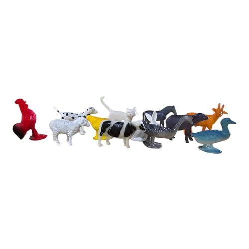 PARENCE – Set mit 12 Hartplastik-Bauernhoftierfiguren – Ausgezeichnete Qualität – Perfekt zum Dekorieren oder Spielen. PARENCE – Set mit 12 Hartplastik-Bauernhoftierfiguren – Ausgezeichnete Qualität – Perfekt zum Dekorieren oder Spielen. von PARENCE