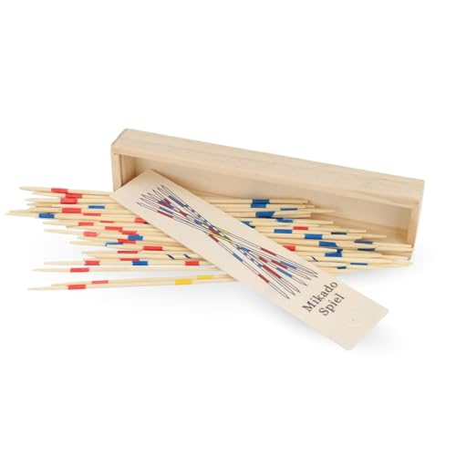 PARENCE.- Klassisches Mikado-Spiel aus Holz - 18cm Stöcke - Traditionelles Brettspiel für Kinder und Erwachsene PARENCE.- Klassisches Mikado-Spiel aus Holz - 18cm Stöcke - Traditionelles Brettspiel für Kinder und Erwachsene von PARENCE