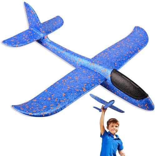 PARENCE.- Styropor-Wurfflugzeug - Manueller Segler, Spielzeug, Outdoor - Aeronaut Modell, 36x37cm, Bleu PARENCE.- Styropor-Wurfflugzeug - Manueller Segler, Spielzeug, Outdoor - Aeronaut Modell, 36x37cm, Bleu von PARENCE