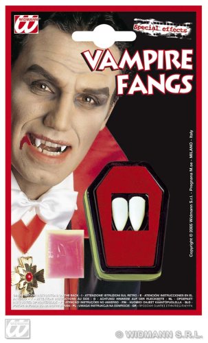 2 Eck-Zähne Graf Dracula Fasching Karneval von PARTY DISCOUNT