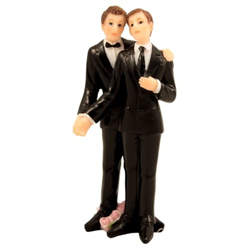 Deko-Figur Hochzeitspaar Mann & Mann, ca. 12 cm Deko-Figur Hochzeitspaar Mann & Mann, ca. 12 cm von PARTY DISCOUNT