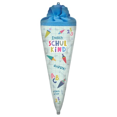 Folienballon Schultüte, Endlich Schulkind, ca. 110 cm von PARTY DISCOUNT