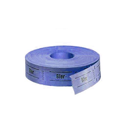 PARTY DISCOUNT® Rollen-Gutscheine Bier, 1000 Abrisse, blau von PARTY DISCOUNT