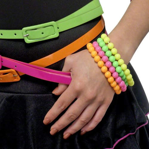 PARTY DISCOUNT Armband Neon, 4tlg. von PARTY DISCOUNT