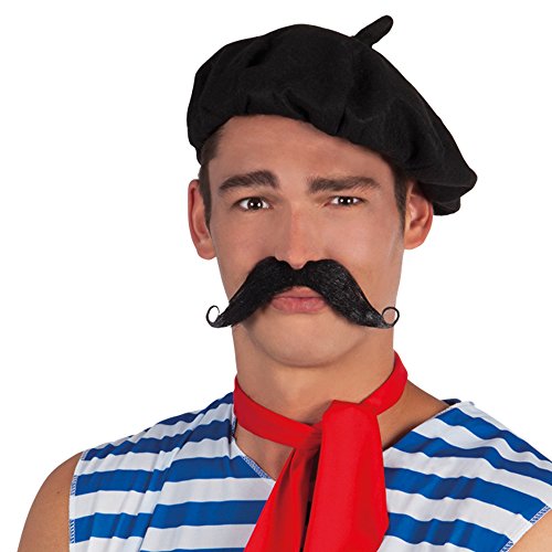 PARTY DISCOUNT Bart Franzose, schwarz von PARTY DISCOUNT
