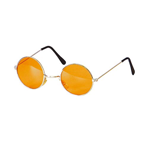 PARTY DISCOUNT Brille Hippie, runde, orange Gläser aus Metall PARTY DISCOUNT Brille Hippie, runde, orange Gläser aus Metall von PARTY DISCOUNT