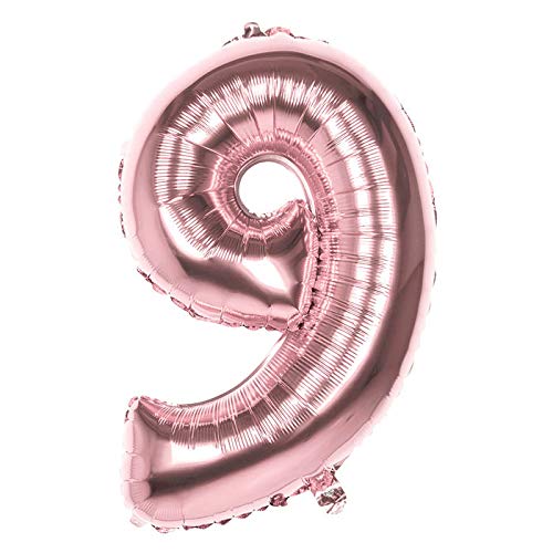 PARTY DISCOUNT Folienballon Mini Zahl 9, Rose Gold, 36cm PARTY DISCOUNT Folienballon Mini Zahl 9, Rose Gold, 36cm von PARTY DISCOUNT