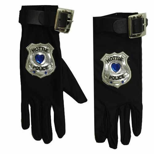 PARTY DISCOUNT Handschuhe Police/Polizei, 1 Paar von PARTY DISCOUNT