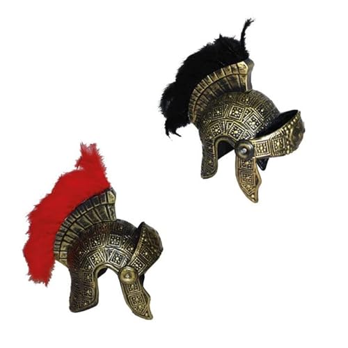 PARTY DISCOUNT Helm Römer für Erwachsene, 1 Stück, Gold-schwarz oder Gold-rot PARTY DISCOUNT Helm Römer für Erwachsene, 1 Stück, Gold-schwarz oder Gold-rot von PARTY DISCOUNT