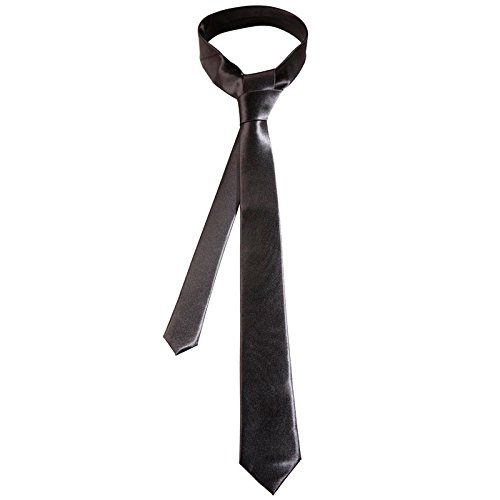 PARTY DISCOUNT Krawatte Schmal, glänzend, Schwarz PARTY DISCOUNT Krawatte Schmal, glänzend, Schwarz von PARTY DISCOUNT