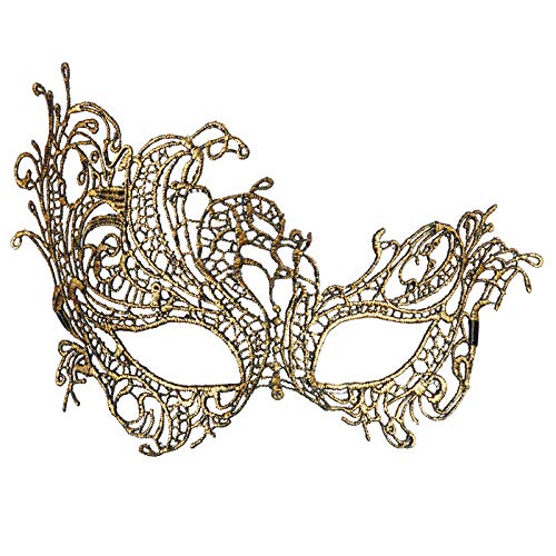 PARTY DISCOUNT Maske Barock aus Spitze, gold PARTY DISCOUNT Maske Barock aus Spitze, gold von PARTY DISCOUNT
