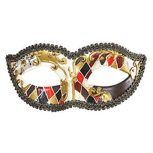 PARTY DISCOUNT Maske Harlekin Augenmaske von PARTY DISCOUNT