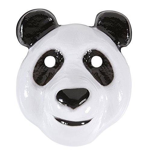 PARTY DISCOUNT Maske Panda aus PVC, weiß PARTY DISCOUNT Maske Panda aus PVC, weiß von PARTY DISCOUNT