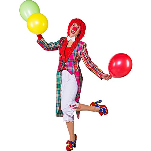 Party Discount NEU Damen-Kostüm Patchwork Frack Clown, Gr. 42-44 von Party Discount