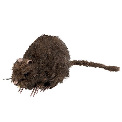 Party Discount NEU Deko Ratte, 15x8 cm, Felloptik von Party Discount