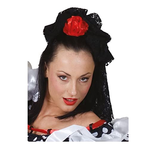 PARTY DISCOUNT NEU Haarschmuck/Schleier Spanierin, mit Haarclip zum Befestigen PARTY DISCOUNT NEU Haarschmuck/Schleier Spanierin, mit Haarclip zum Befestigen von PARTY DISCOUNT