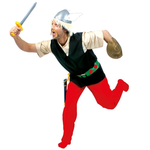 PARTY DISCOUNT NEU Herren-Kostüm Kleiner Gallier, 4-tlg. mit Hose, Gürtel, Tunika und Shirt, Gr. 52-54 von PARTY DISCOUNT