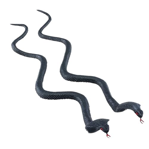 PARTY DISCOUNT NEU Kobra-Schlange, Länge ca. 35cm - Set mit 2 Stück von PARTY DISCOUNT