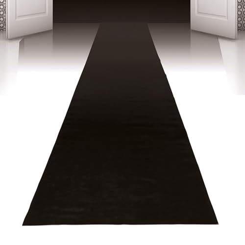 PARTY DISCOUNT NEU Läufer/Teppich, schwarz, 450x60 cm von PARTY DISCOUNT