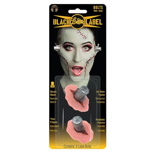 PARTY DISCOUNT NEU Latexapplikation Frankenstein zum Aufkleben, 2 Stück von PARTY DISCOUNT