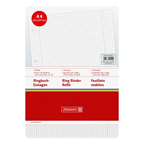 PARTY DISCOUNT NEU Ringbucheinlage DIN A4, 50 Blatt, 70g, Lineatur 28 von PARTY DISCOUNT