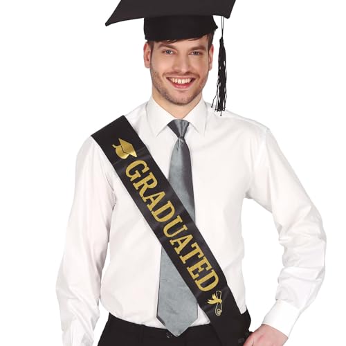 PARTY DISCOUNT NEU Schärpe Graduation für Absolventen, schwarz PARTY DISCOUNT NEU Schärpe Graduation für Absolventen, schwarz von PARTY DISCOUNT