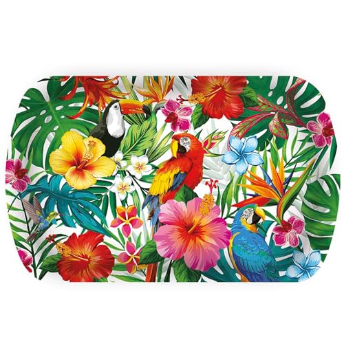 PARTY DISCOUNT NEU Tablett Tropical Hawaii aus Kunststoff, ca. 39x24cm PARTY DISCOUNT NEU Tablett Tropical Hawaii aus Kunststoff, ca. 39x24cm von PARTY DISCOUNT