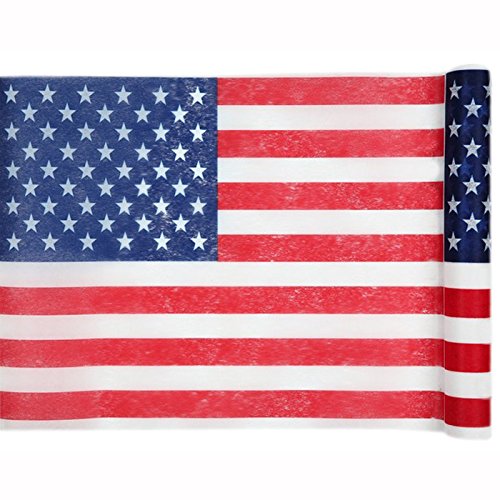 PARTY DISCOUNT Tischläufer USA, 30cm x 5m von PARTY DISCOUNT