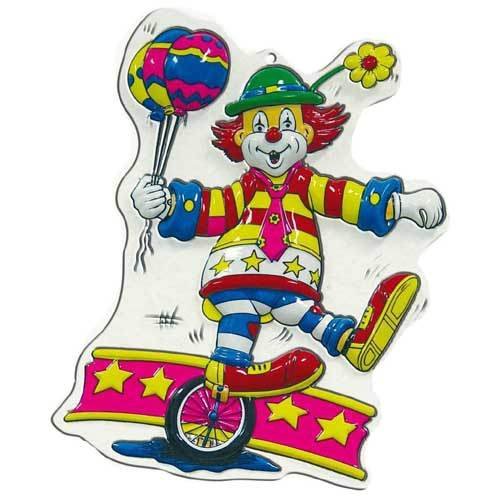PARTY DISCOUNT Wand-Deko Clown mit Einrad, Höhe ca. 40 cm PARTY DISCOUNT Wand-Deko Clown mit Einrad, Höhe ca. 40 cm von PARTY DISCOUNT