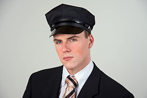 Party-Discount Hut Chauffeur, schwarz Einheitsgröße Party-Discount Hut Chauffeur, schwarz Einheitsgröße von PARTY DISCOUNT