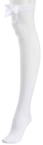 Wilbers Karneval 50021-02 - Overknee mit Schleife, weiß Wilbers Karneval 50021-02 - Overknee mit Schleife, weiß von PARTY DISCOUNT