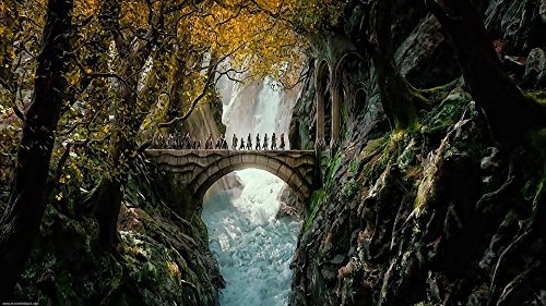 Puzzle 2000 Teile - Herr der Ringe - Puzzle for Adults and Children from 14 Years Knobelspiele Puzzle in Panorama Format 100x70cm von PARTY LAND