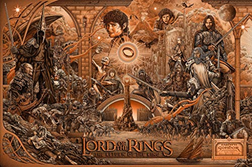 Puzzle 2000 Teile - Herr der Ringe - Puzzle for Adults and Children from 14 Years Knobelspiele Puzzle in Panorama Format 100x70cm von PARTY LAND