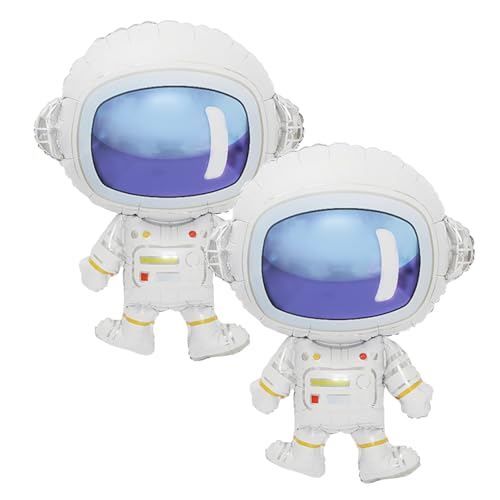 2 Stück Astronauten Folienballons Set Weltall Kindergeburtstag Deko, Luftballons für Kinder Geburtstag, Outer Space Party Ballons, Astronaut Heliumballons Dekoballon Weltraum Mottoparty 2 Stück Astronauten Folienballons Set Weltall Kindergeburtstag Deko, Luftballons für Kinder Geburtstag, Outer Space Party Ballons, Astronaut Heliumballons Dekoballon Weltraum Mottoparty von PARTY PARTY