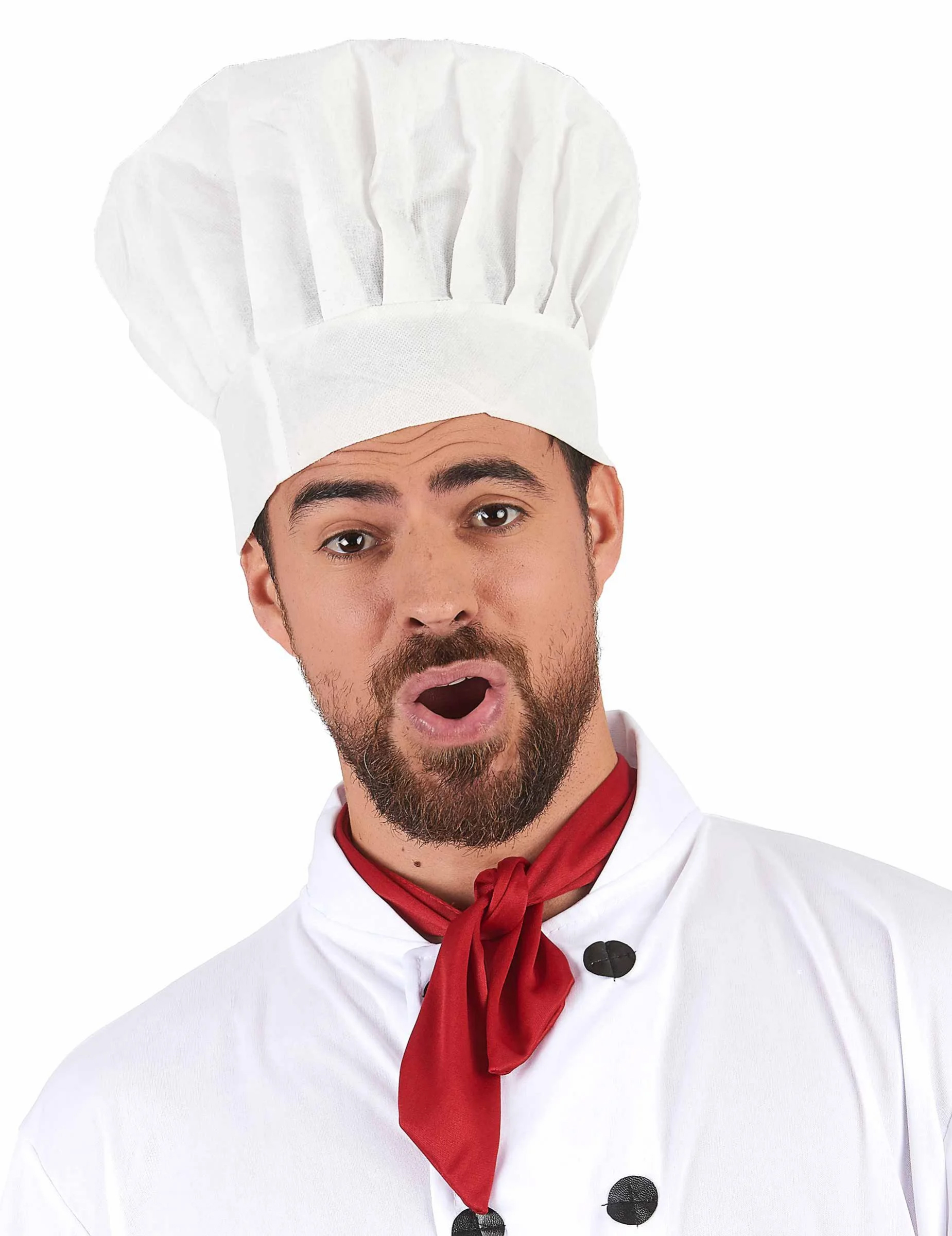 Kochmütze Chefkoch weiss Kochmütze Chefkoch weiss von KARNEVAL-MEGASTORE