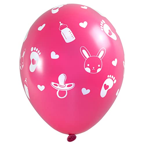 PARTY TIME KB2695 Luftballons für Babyshower-Party-Mädchen (5 STK.), Rosa von PARTY TIME