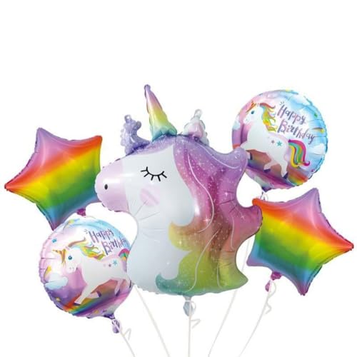 Party Time - EA9463 – Luftballon, Einhorn, X4, Drugstore Geschenk, Party und Veranstaltung, Geburtstag von PARTY TIME