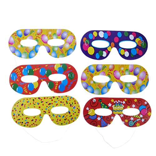 Party Time Masken (6 STK.) von PARTY TIME