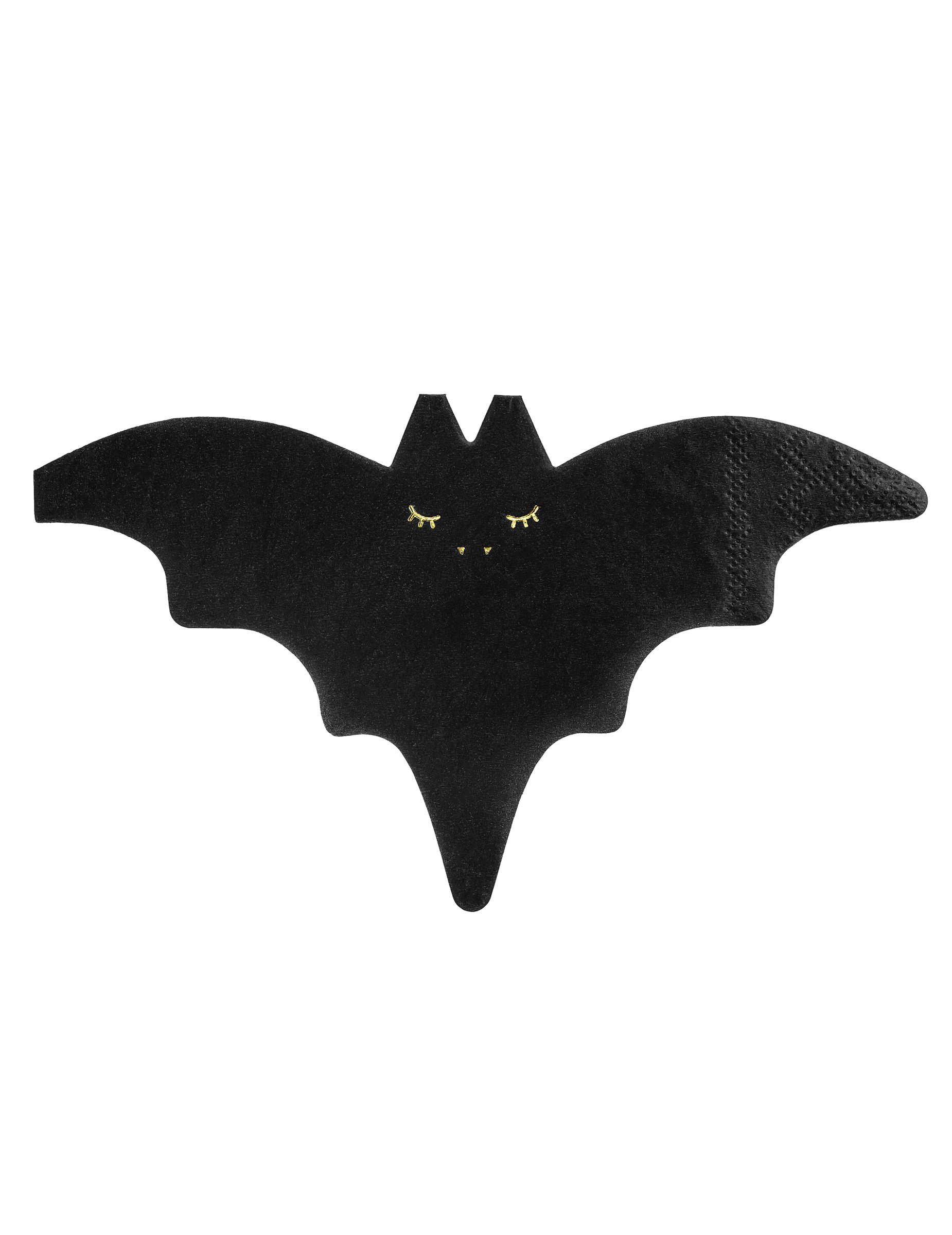 20 Fledermaus-Servietten in Schwarz + Gold Halloween-Tischdeko 16x9cm 20 Fledermaus-Servietten in Schwarz + Gold Halloween-Tischdeko 16x9cm von PARTYDECO