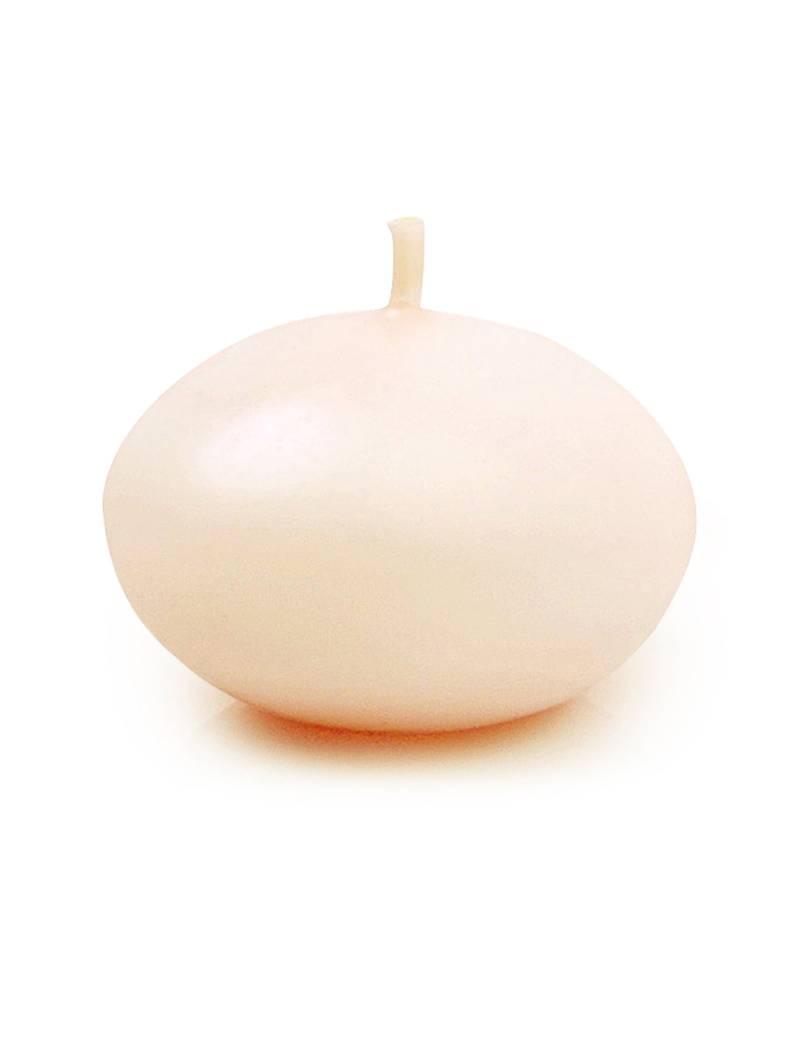 50 schwimmende Kerzen matt creme 40 mm 50 schwimmende Kerzen matt creme 40 mm von PARTYDECO