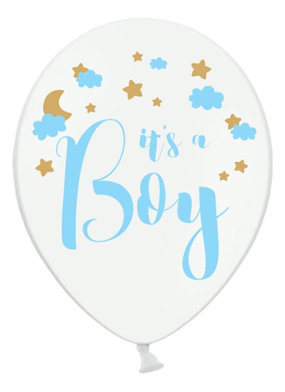 6 "It's a Boy" Luftballons Blau 30 cm Babyparty 6 "It's a Boy" Luftballons Blau 30 cm Babyparty von PARTYDECO