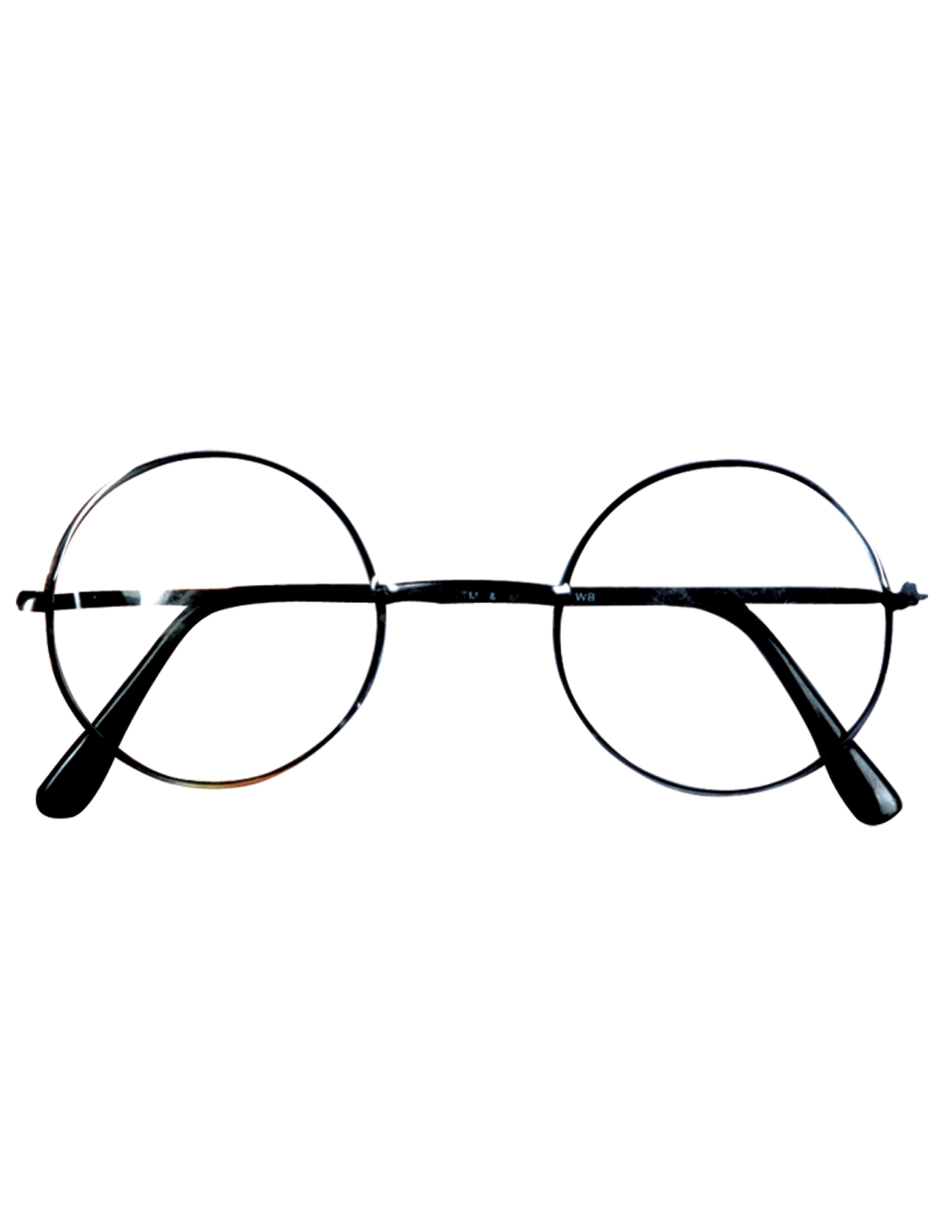 Offizielle Harry Potter-Brille Kostümzubehör rund schwarz von RUBIES FRANCE