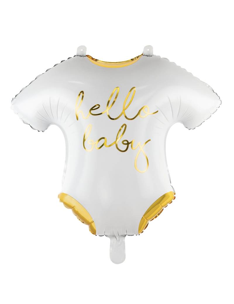 Folienballon Body Hello Baby 51 x 45 cm von PARTYDECO